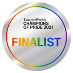 Lawyers Weekly Champions of Pride Finalist 2021