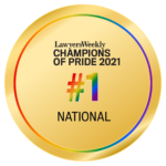 Lawyer's Weekly Champions of Pride National Winner